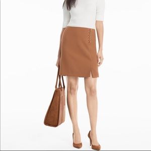 WHBM Lace Up Detail skirt